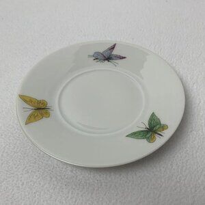 Limoges Butterfly Saucer 6” Replacement A. Vignaud France Plate